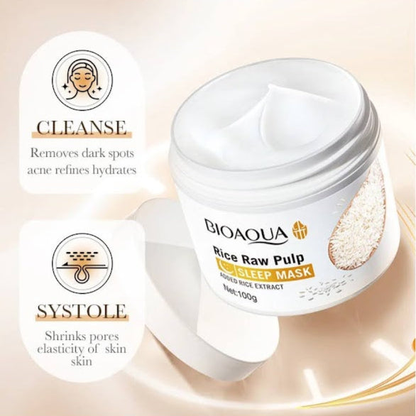 CREMA DE NOCHE ARROZ BIOAQUA SET X12