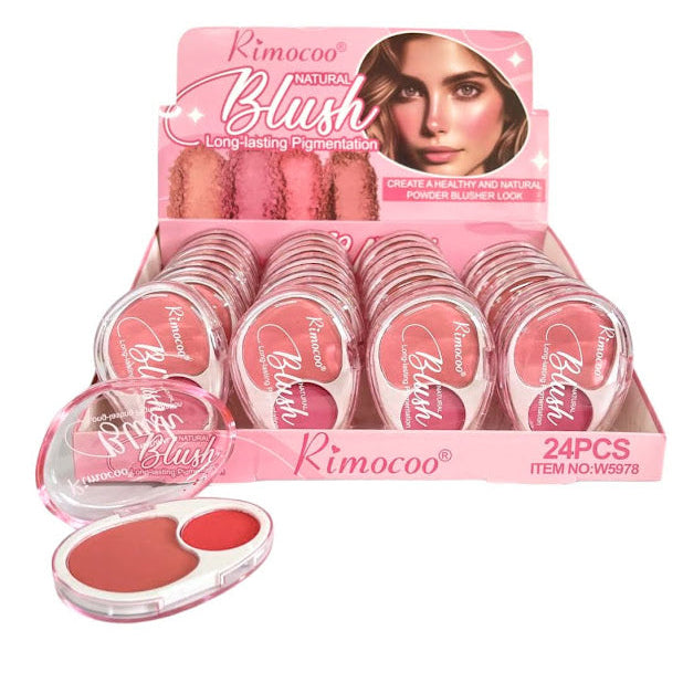 Rubor en Polvo Compacto Duo Set x24