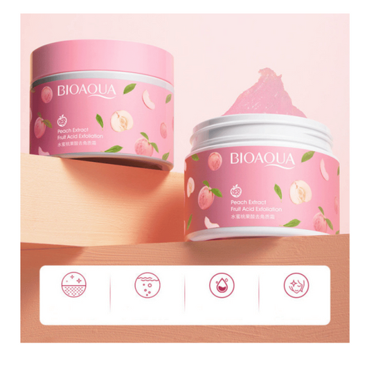 Gel Exfoliante de Durazno BIOAQUA 140g SET X6