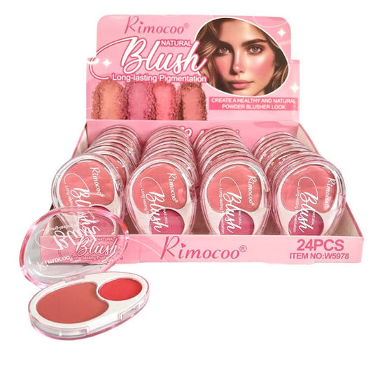 Rubor en Polvo Compacto Duo Set x24