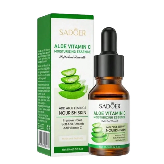 Suero Hidratante Aloe Vera + Vitamina C de SADOER Set x12 - J&C Cosmetics