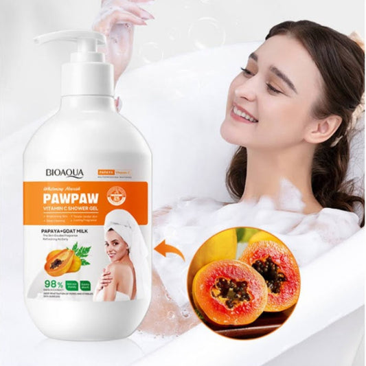 Crema corporal hidratante Papaya BIOAQUA SET X12