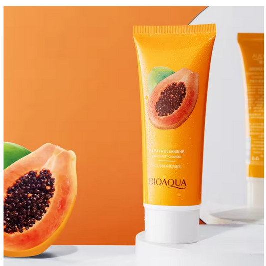 LIMPIADOR FACIAL HIDRATANTE PAPAYA BIOAQUA SET X6