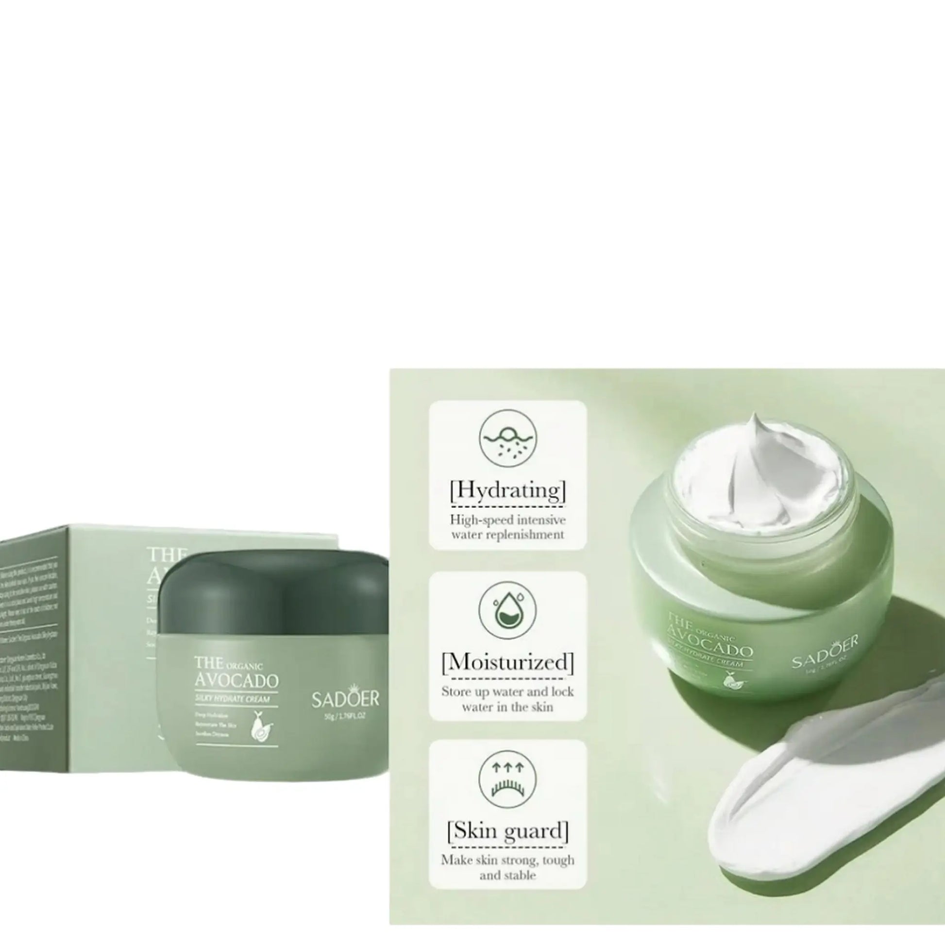 Crema Blanqueadora de Aguacate SADOER Set x6 - J&C Cosmetics