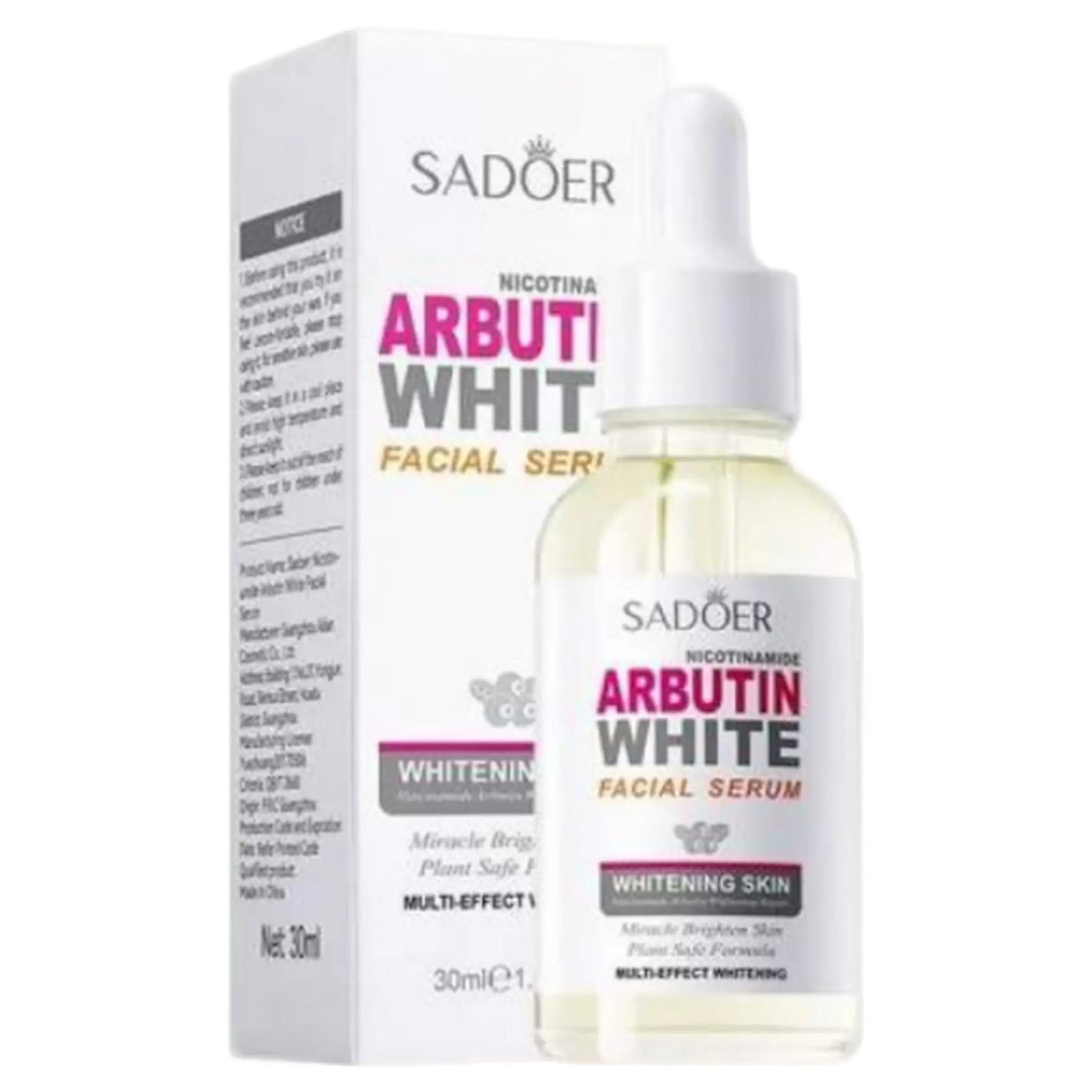 Suero Aclarante con Nicotianamina SADOER Set x12 - J&C Cosmetics