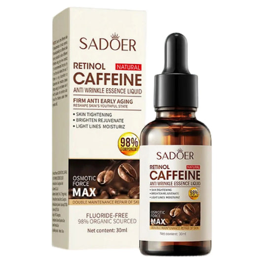 Suero Aclarante Cafeína Con Retinol SADOER Set x6 - J&C Cosmetics