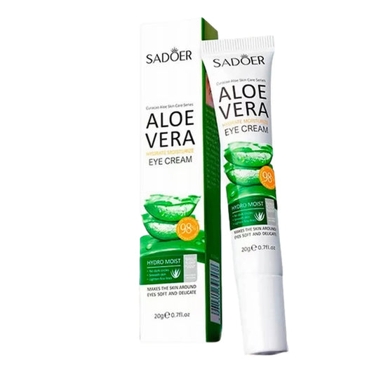 Contorno De Ojos Aloe Vera SADOER Set x12 - J&C Cosmetics