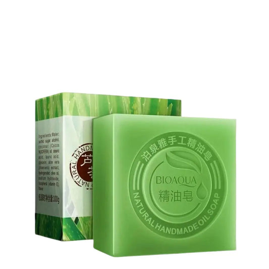 Jabón Natural de Aloe Vera 100g BIOAQUA Set x12 - J&C Cosmetics