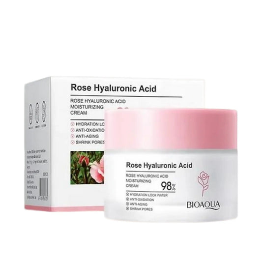 Crema Aclarante Rosa con Ácido Hialurónico de BIOAQUA Set x12 - J&C Cosmetics