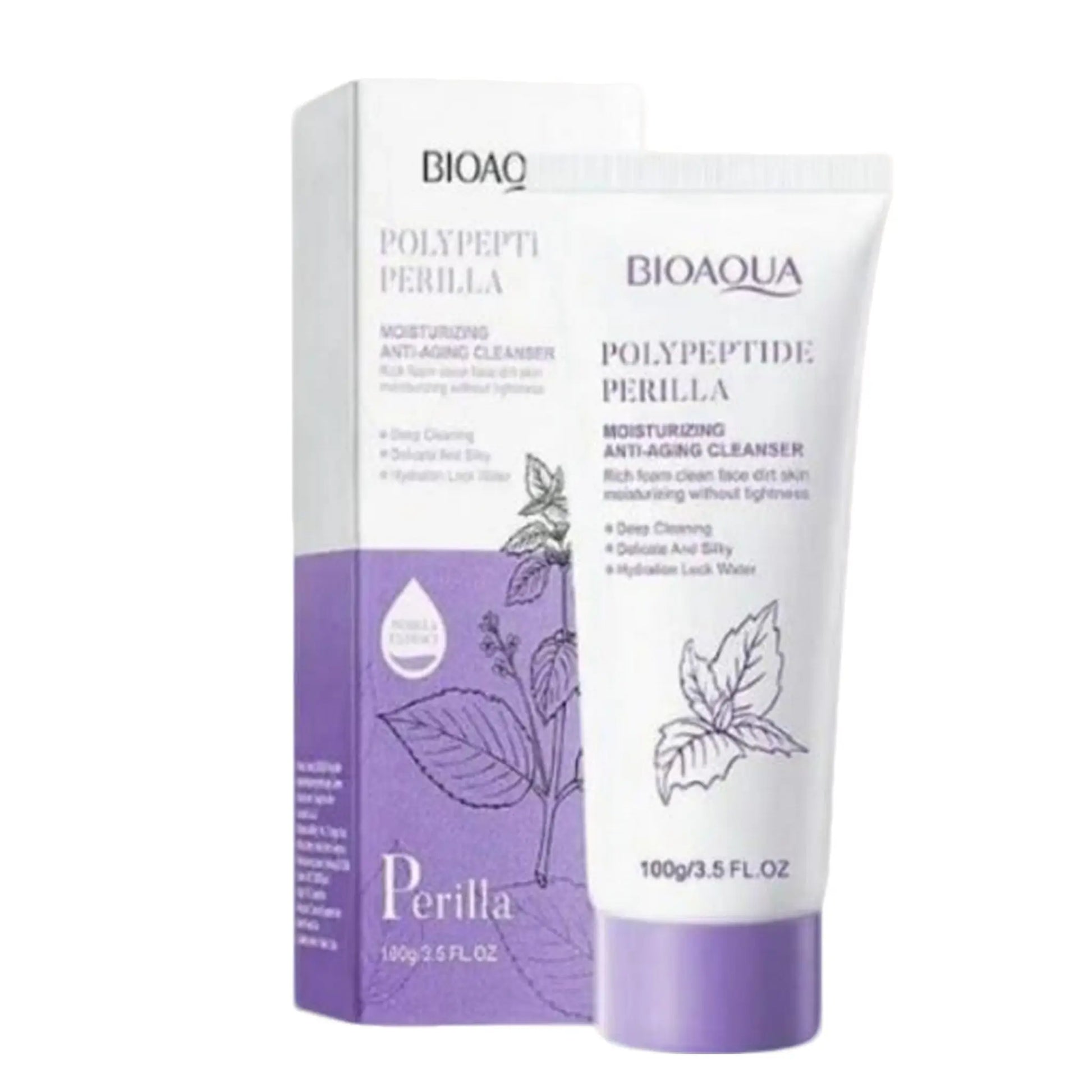 Jabón Limpiador Polipéptido de Perilla BIOAQUA Set x12 - J&C Cosmetics