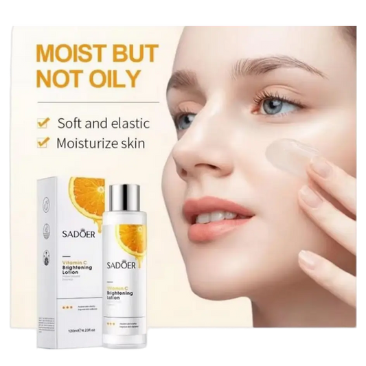 Crema Loción Aclarante Hidratante con Vitamina C SADOER Set x6 - J&C Cosmetics