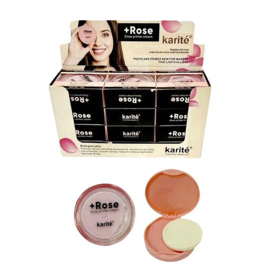 Primer En Crema Rose Glow - Karité Set x12 - J&C Cosmetics