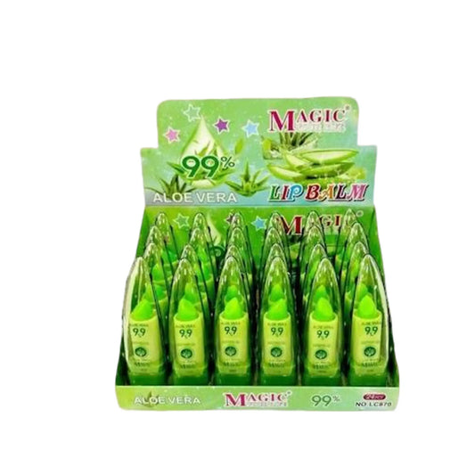 Bálsamo Labial Magic Aloe Vera 99% Set x24 - J&C Cosmetics