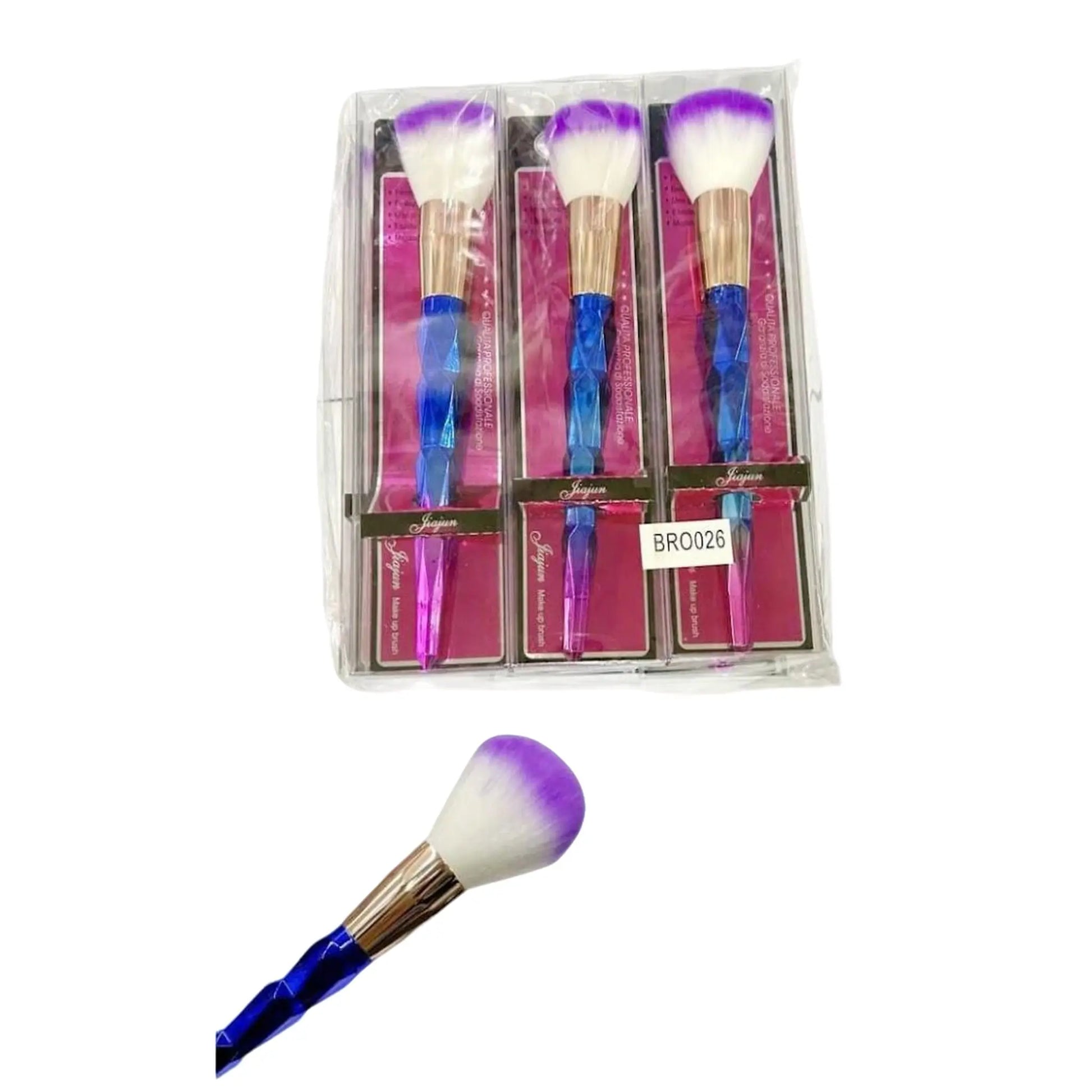 Brocha Profesional de Maquillaje Set x12 - J&C Cosmetics