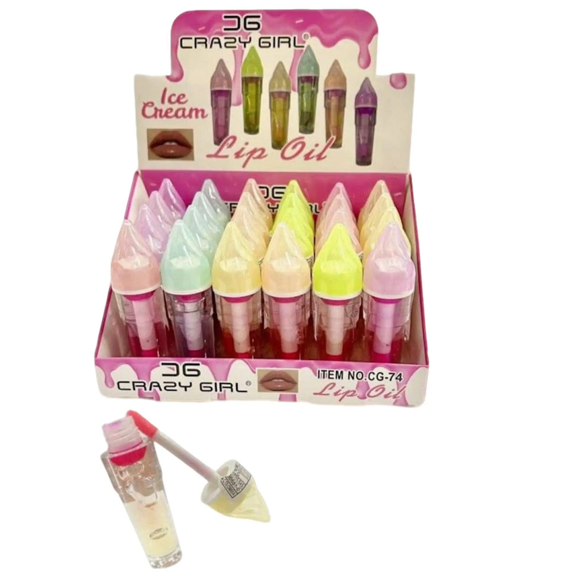 Brillo Labial Helado Crazy Girl Set x24 - J&C Cosmetics