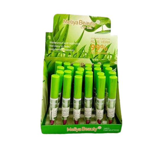 Aceite Labial con Aloe Vera 99% Meliya Beauty Set x24 - J&C Cosmetics