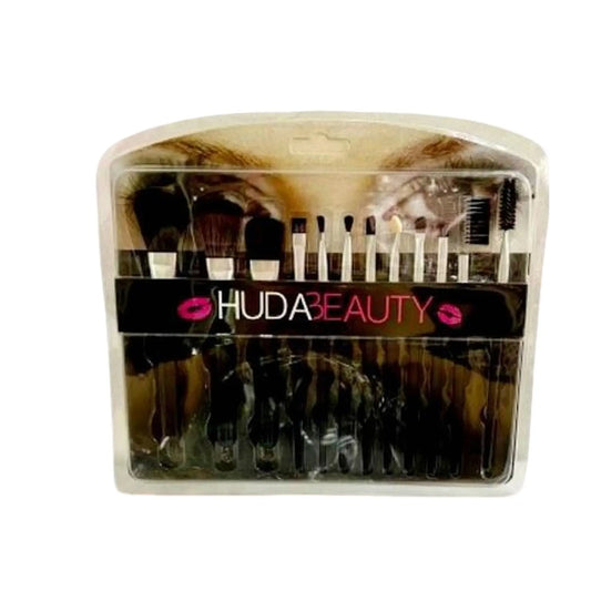 Brochas Profesionales HUDA BEAUTY Set x12 - J&C Cosmetics