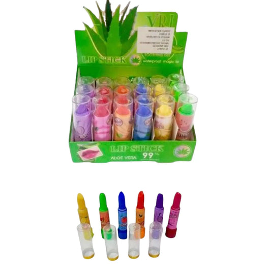 Labial Mágico con Aloe Vera Set x24 - J&C Cosmetics