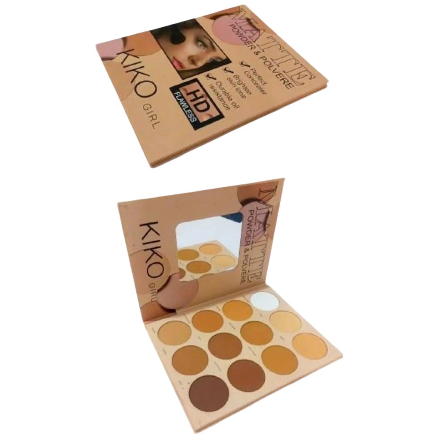 Paleta de Polvos y Selladores KIKO GIRL - J&C Cosmetics