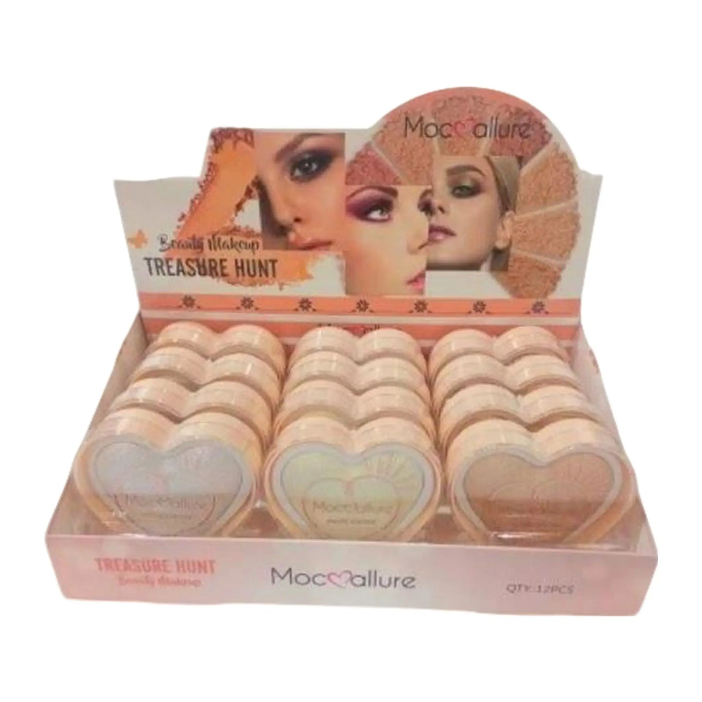 Iluminadores Colección Treasure Hunt de Moccallure Set x12 - J&C Cosmetics