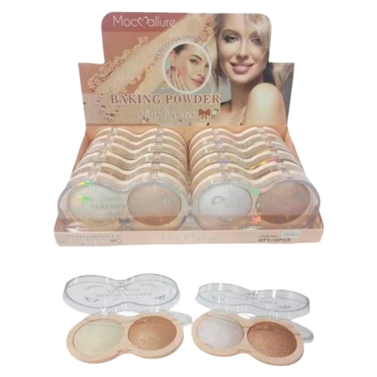 Iluminadores Baking Powder Moccallure Set x24 - J&C Cosmetics