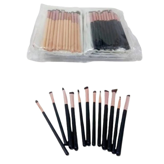 Brochas De Maquillaje Profecional Set x12 - J&C Cosmetics