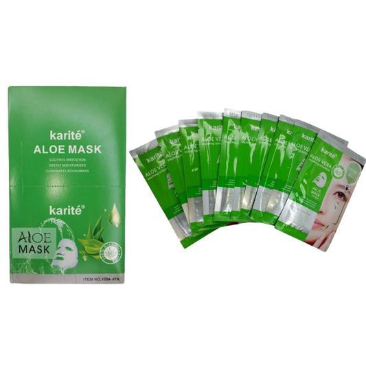 Mascarilla de Aloe Karité Set x10 - J&C Cosmetics