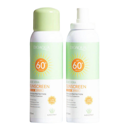 Protector Solar Spray Aloe Vera Bioaqua 60SPF Set x6 - J&C Cosmetics