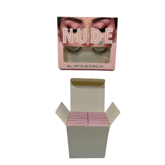 Pestañas Nude 3D Glanceback Set x12 - J&C Cosmetics