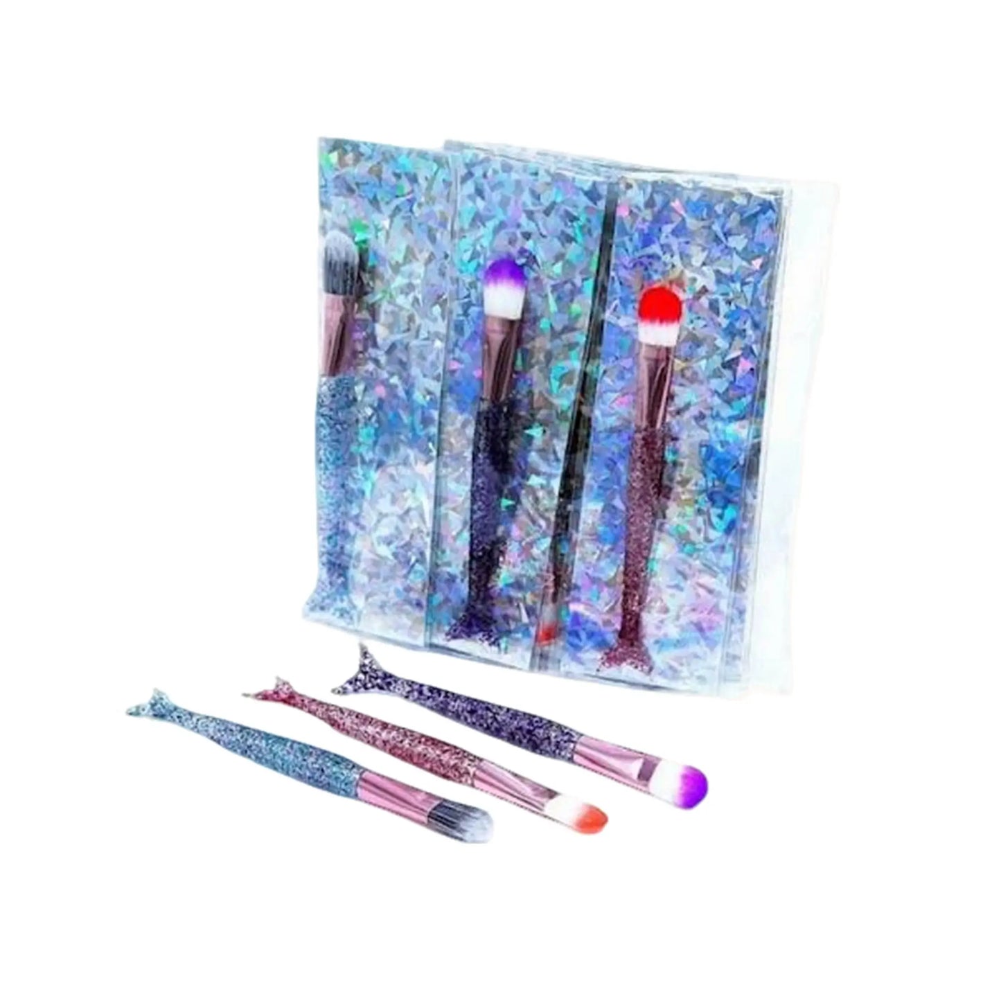 Brochas Brillante Sirena Set x12 - J&C Cosmetics