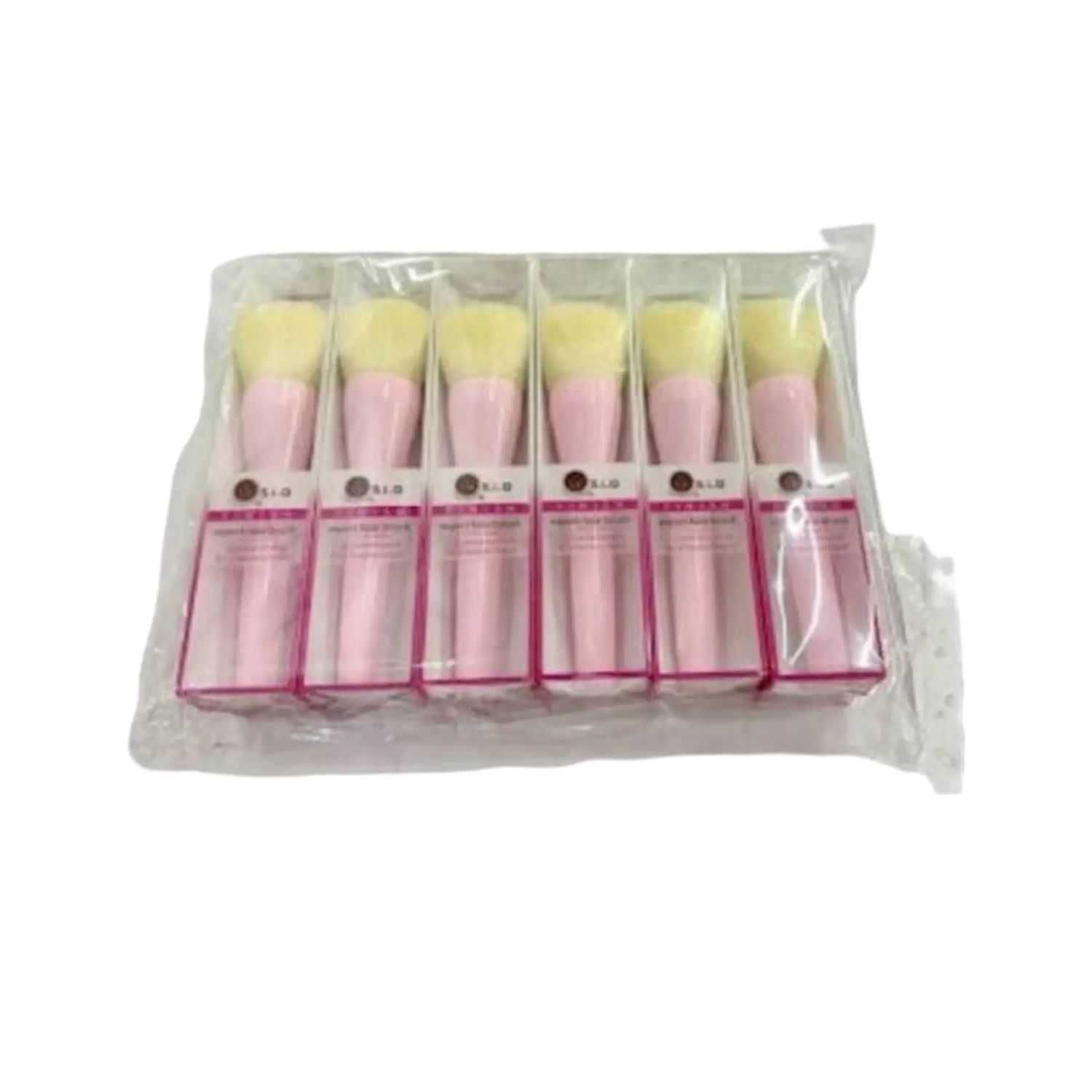 Brocha Profesional Rosada Set x12 - J&C Cosmetics