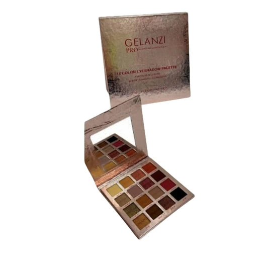 Paleta de Sombras Cosmética Profesional 16 Colores - GELANZI - J&C Cosmetics