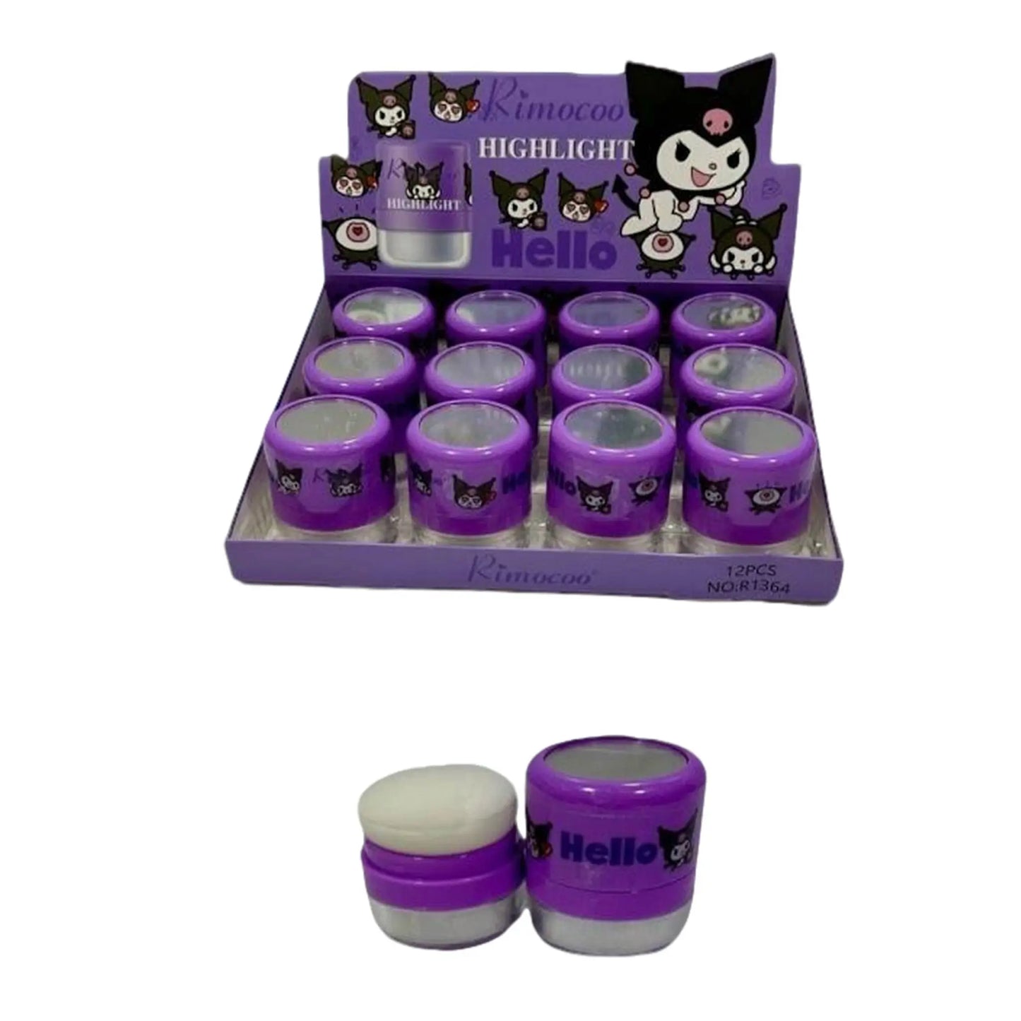 Polvo De Hadas Kuromi Set x12- Rimocoo - J&C Cosmetics