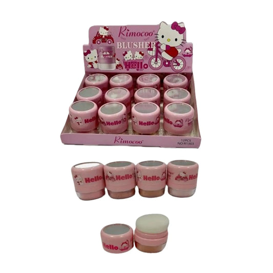 Rubor Hello Kitty Set x12 - RIMOCOO - J&C Cosmetics