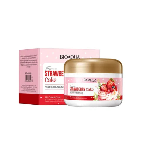 Crema Hidratante Facial de Fresas BIOAQUA SET X12